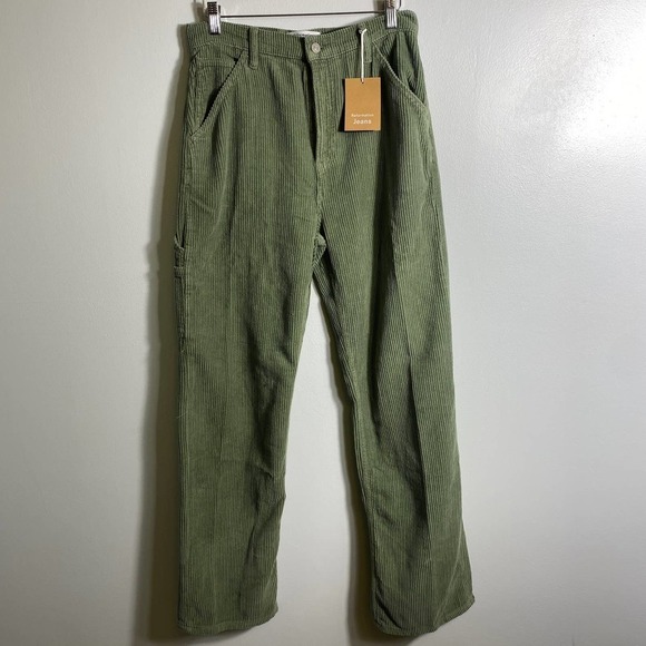 NWT Reformation Wilder Painter High Rise Wide Leg Corduroy Pants - Picture 2 of 9